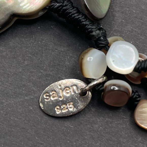 Sajen Mother of Pearl & 925 Necklace - Picture 4 of 5